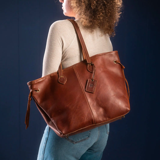 The Maria Fine Leather Tote Bag - Bridesmaids Gift
