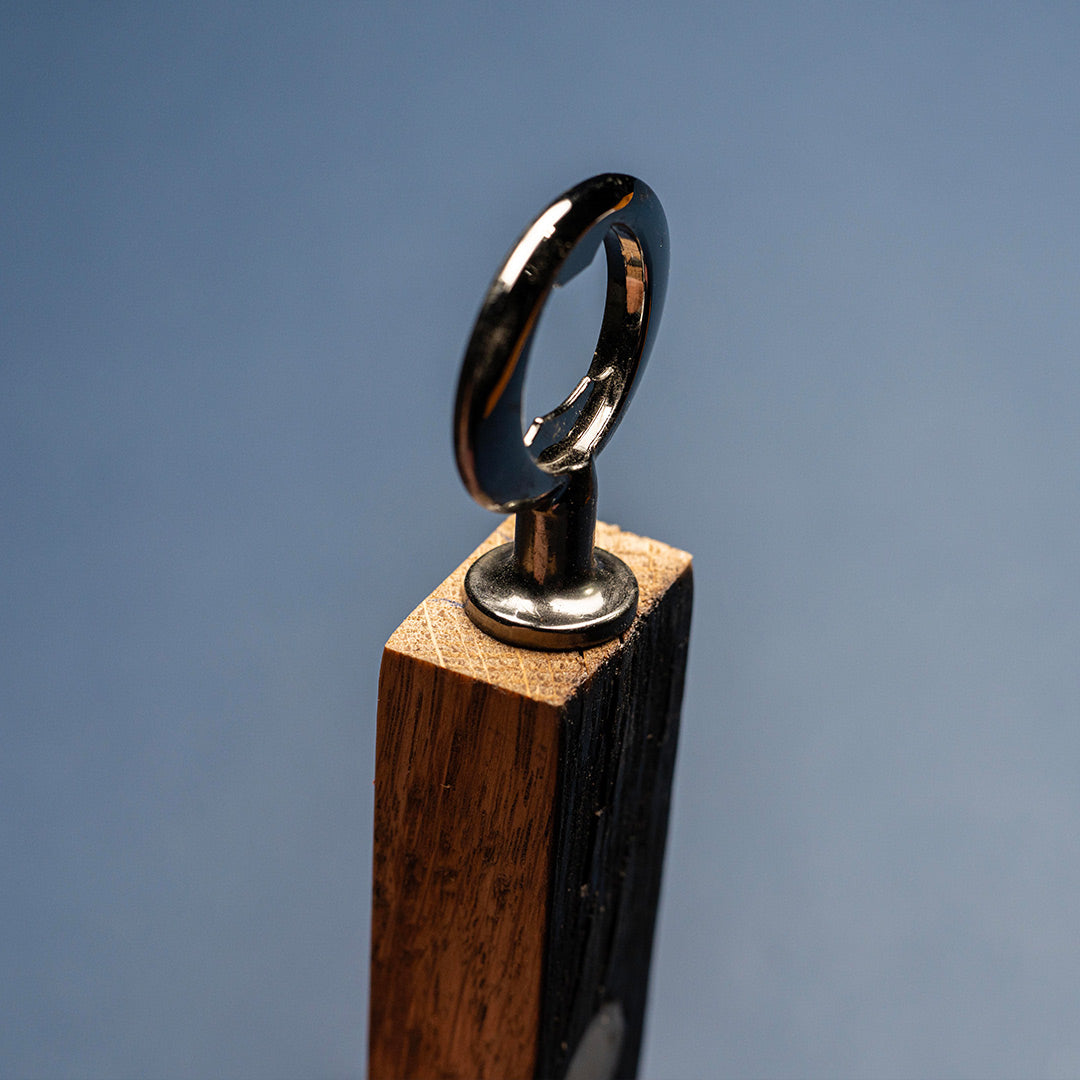 Personalized Bottle Opener Made From Tennessee Whiskey Barrel - Grooms Gift - Wedding Party Gift