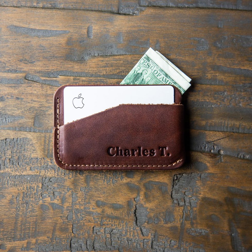 Personalized Slim Front Pocket Wallet - The Charleston Triple Sleeve Heritage Wedding Personalized Slim Front Pocket Wallet - The Charleston Triple Sleeve Heritage Wedding