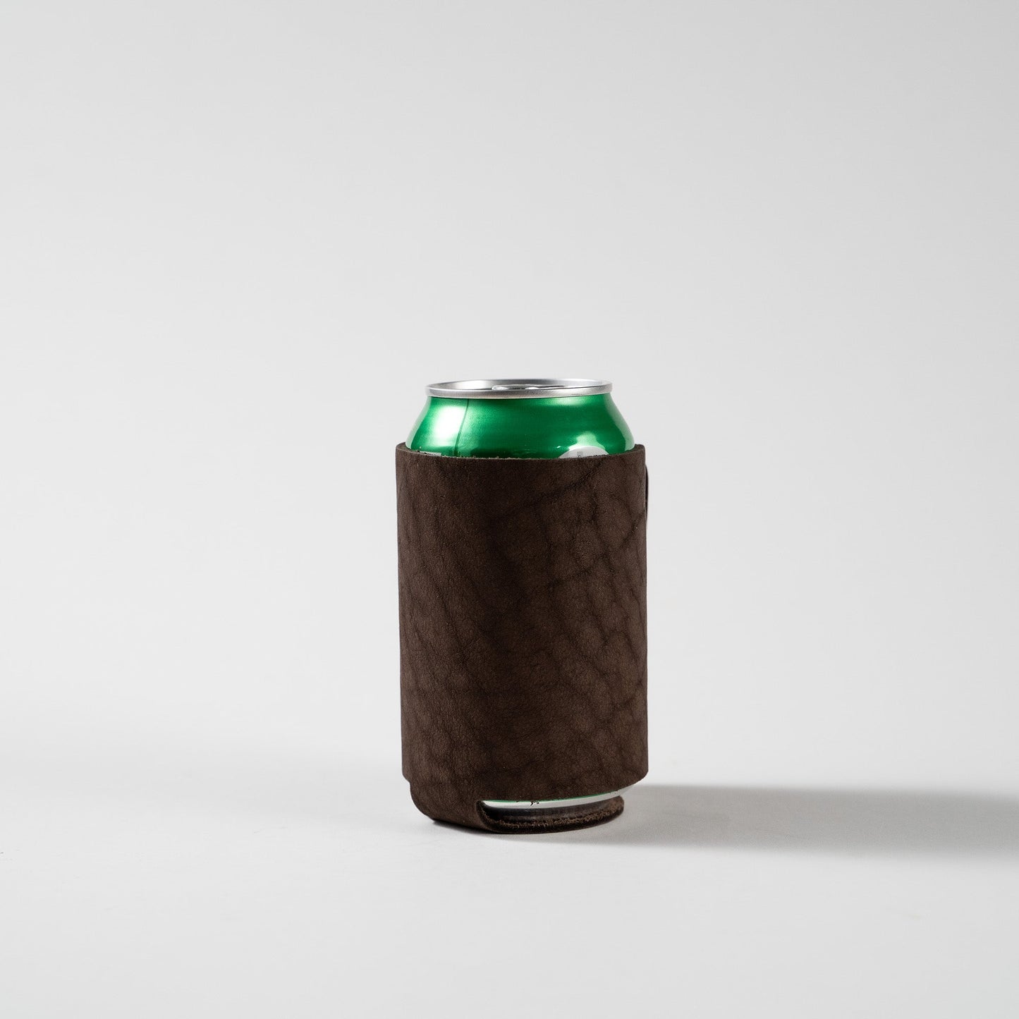 The Blitz Can Coozie - Personalized Bison Full-Grain Leather - Grooms Gift - Wedding Party Gift