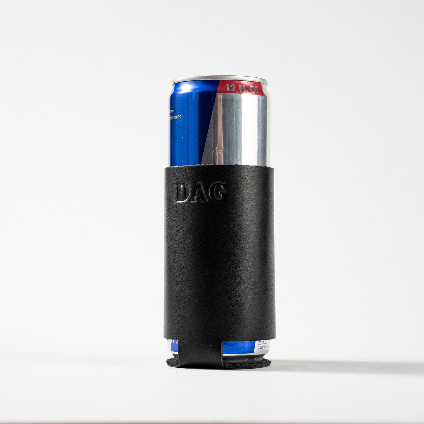 The Blitz Can Coozie - Personalized Full-Grain Leather - Grooms Gift - Wedding Party Gift