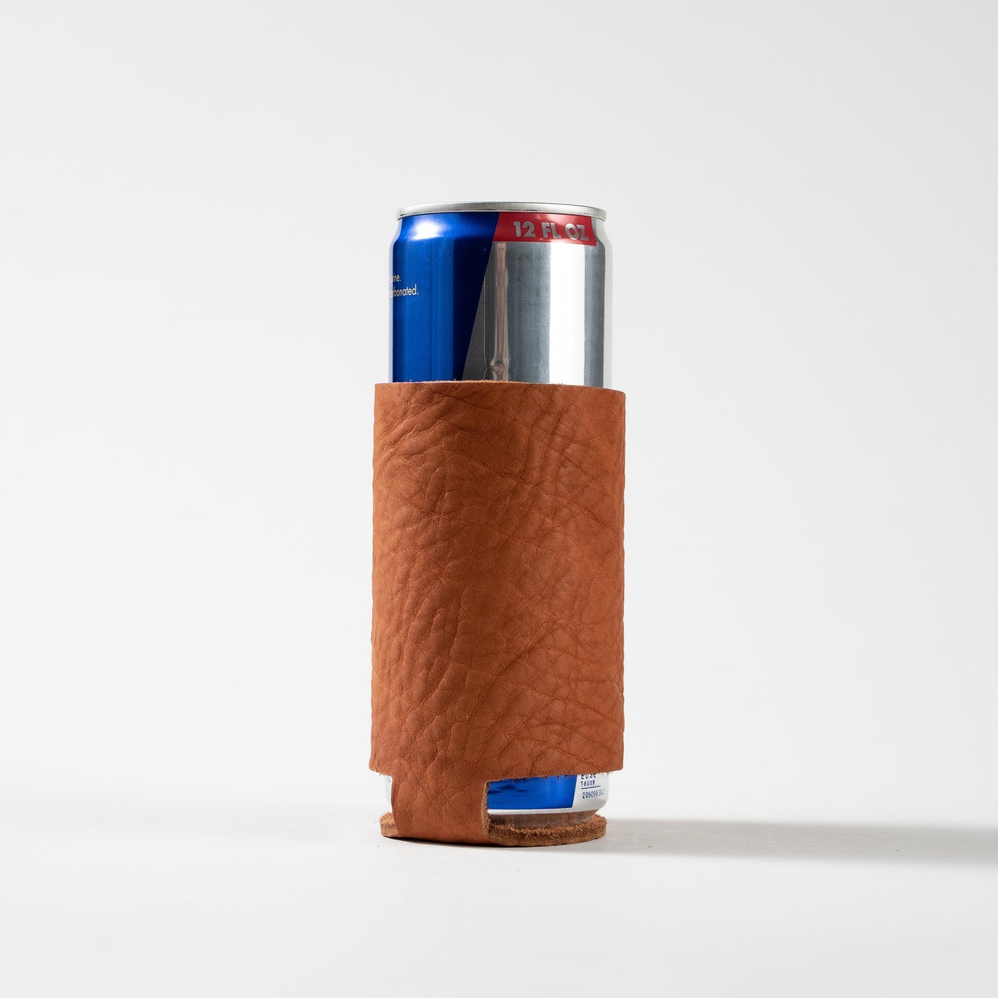 The Blitz Can Coozie - Personalized Bison Full-Grain Leather - Grooms Gift - Wedding Party Gift