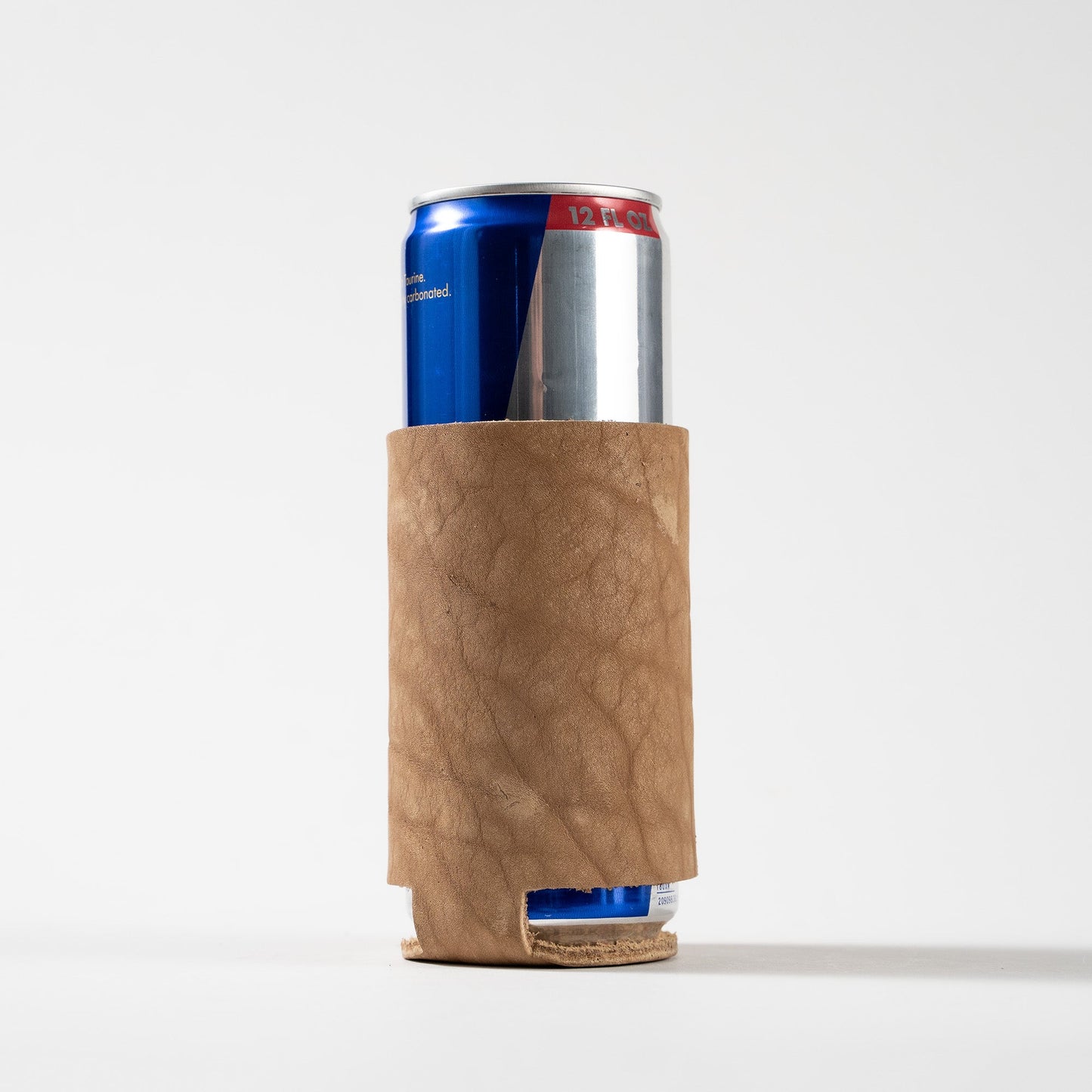 The Blitz Can Coozie - Personalized Bison Full-Grain Leather - Grooms Gift - Wedding Party Gift
