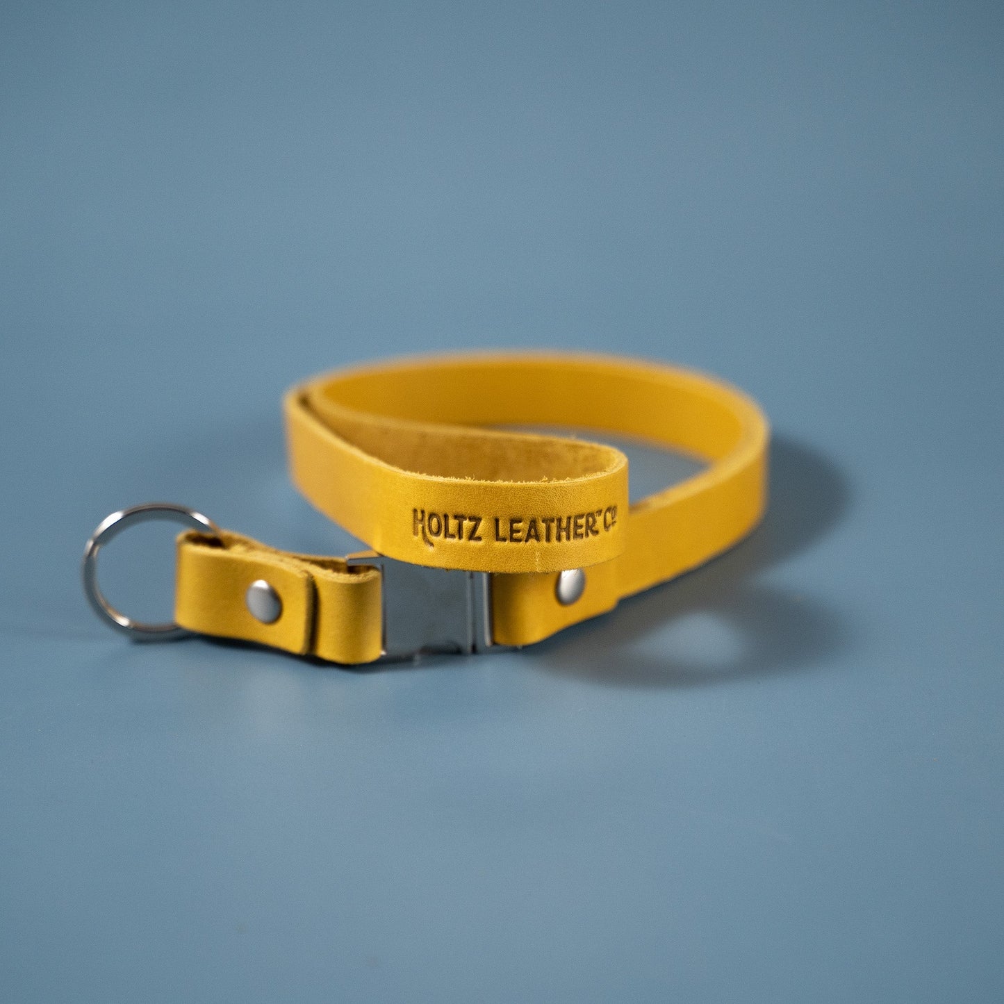 The Engineer – Personalized Fine Leather Lanyard – Badge Holder Keychain - Grooms Gift - Wedding Party Gift