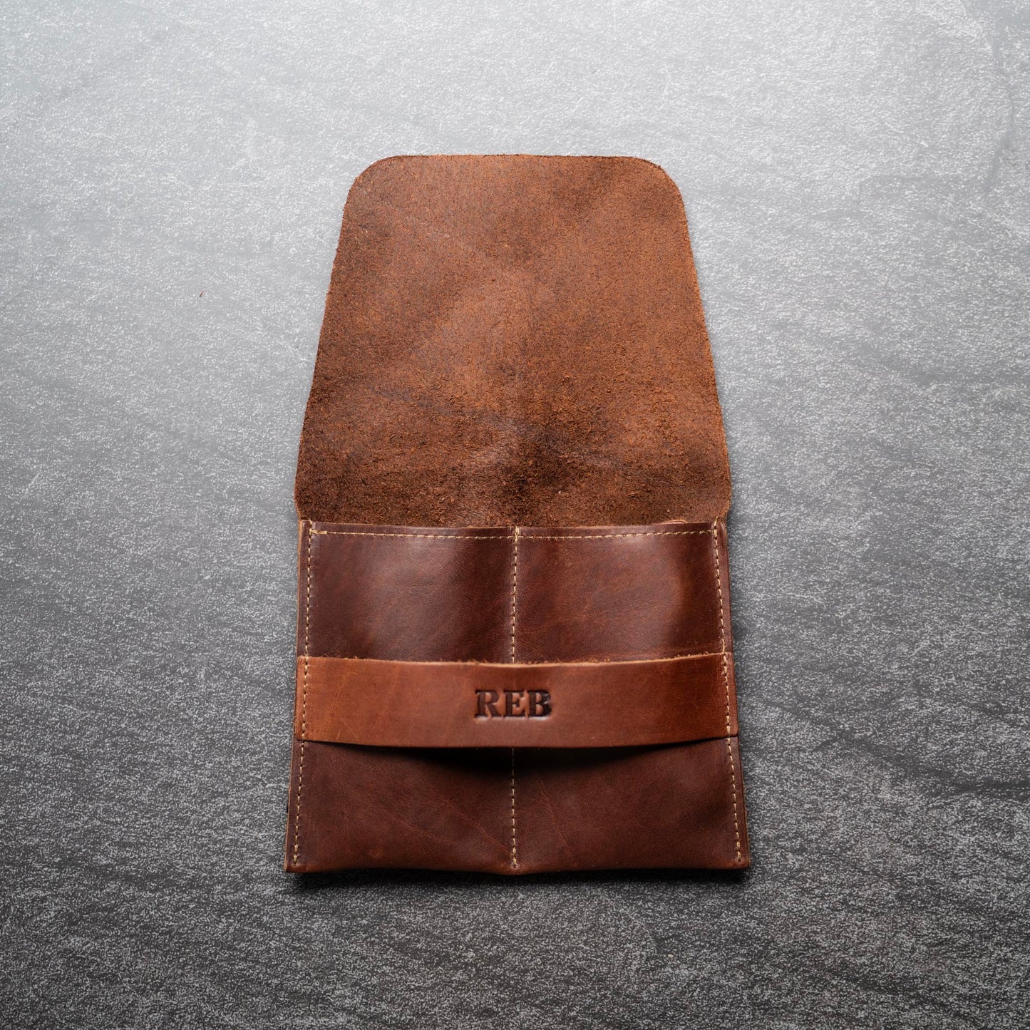 The Meridian - Personalized Full Grain Leather Watch Holder Travel Case - Groomsmen Gift