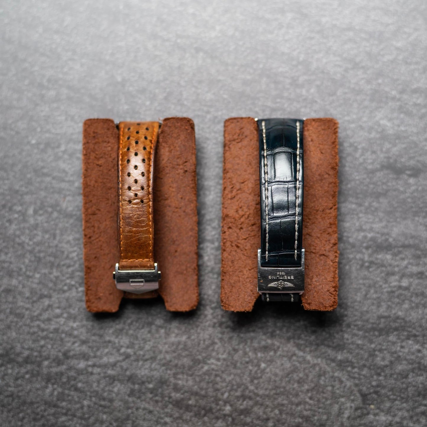 The Meridian - Personalized Full Grain Leather Watch Holder Travel Case - Groomsmen Gift