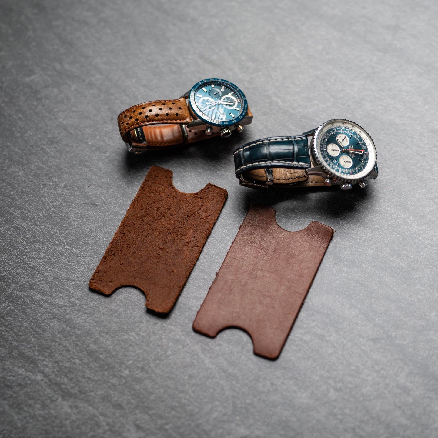 The Meridian - Personalized Full Grain Leather Watch Holder Travel Case - Groomsmen Gift