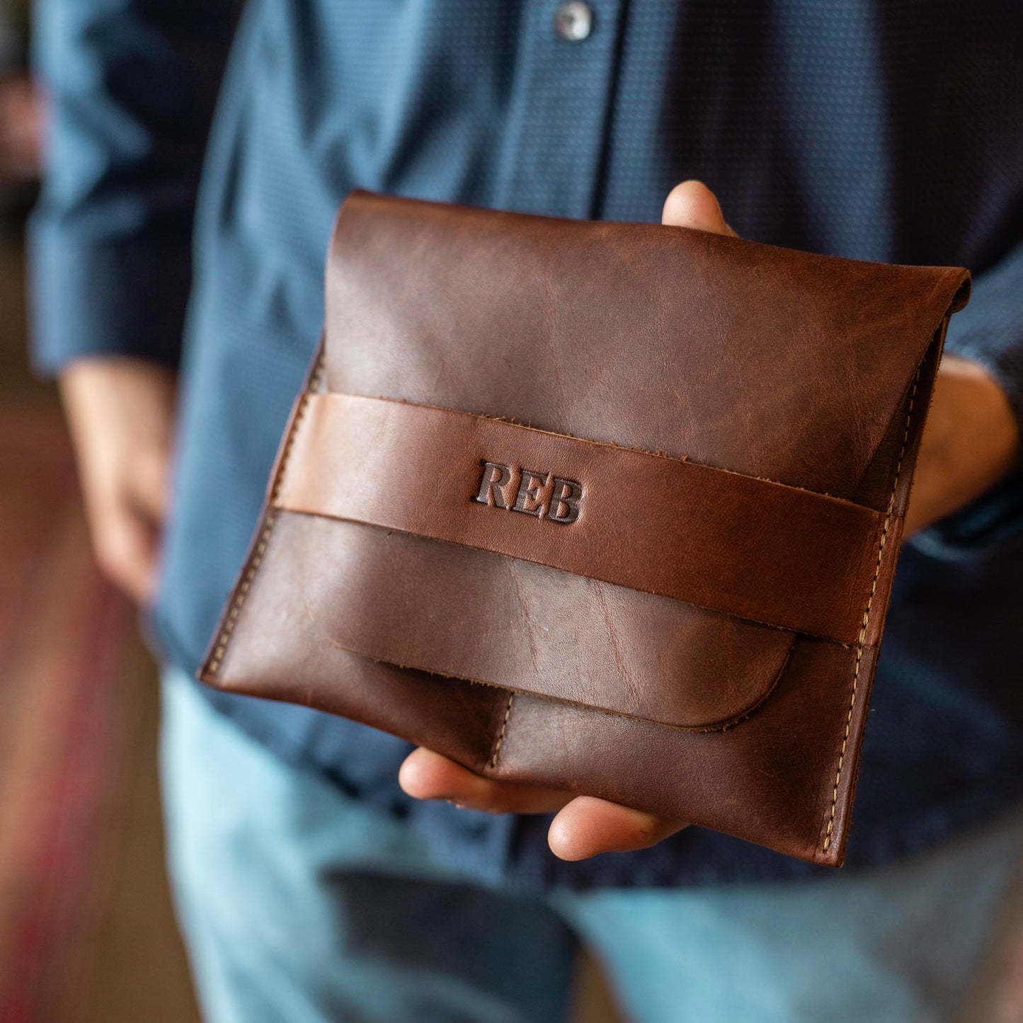 The Meridian - Personalized Full Grain Leather Watch Holder Travel Case - Groomsmen Gift
