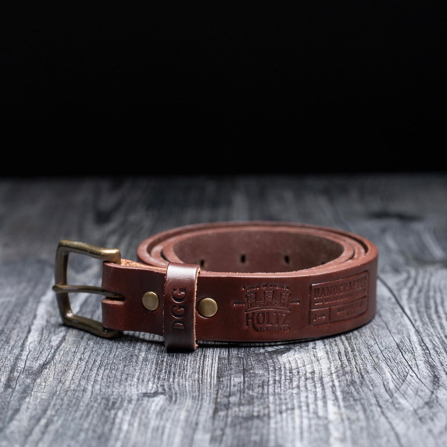 Fine Leather Men's Dress Belt Handcrafted from Bridle Leather - Groomsmen Gift