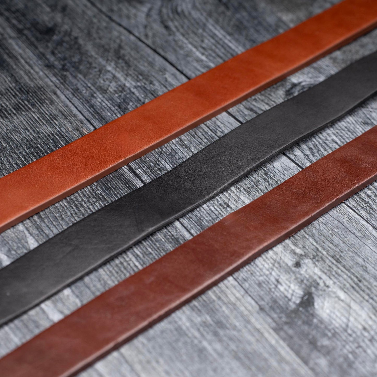 Fine Leather Men's Dress Belt Handcrafted from Bridle Leather - Groomsmen Gift