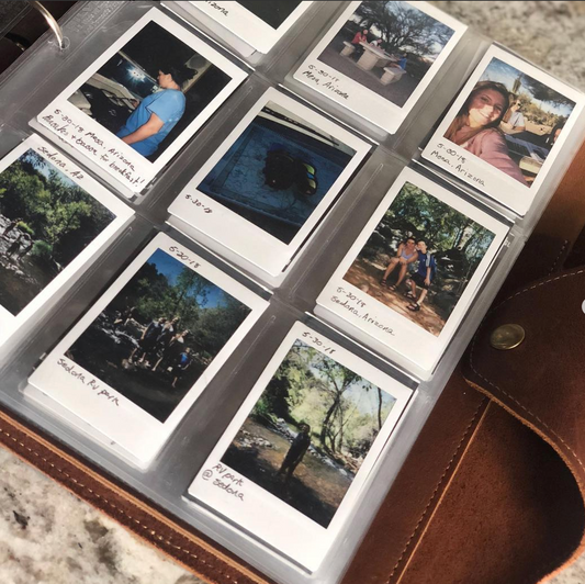 The Langley – Personalized Fine Leather 3 Ring Binder Notebook Photo Album - Wedding Gift