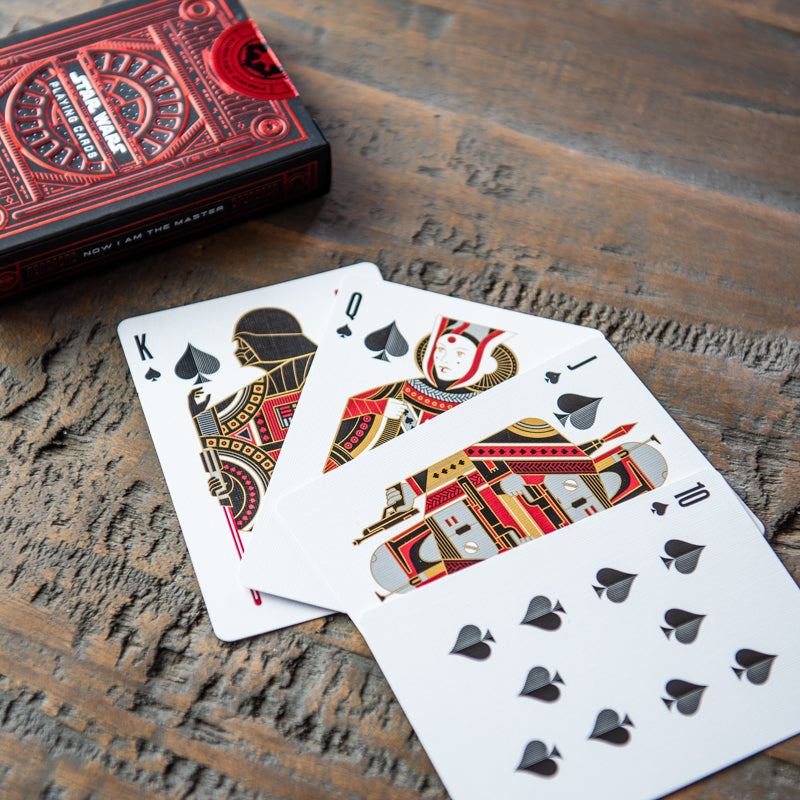 Theory 11 Dark Side Card Deck With Personalized Fine Leather Card Sleeve - Grooms Gift - Wedding Party Gift