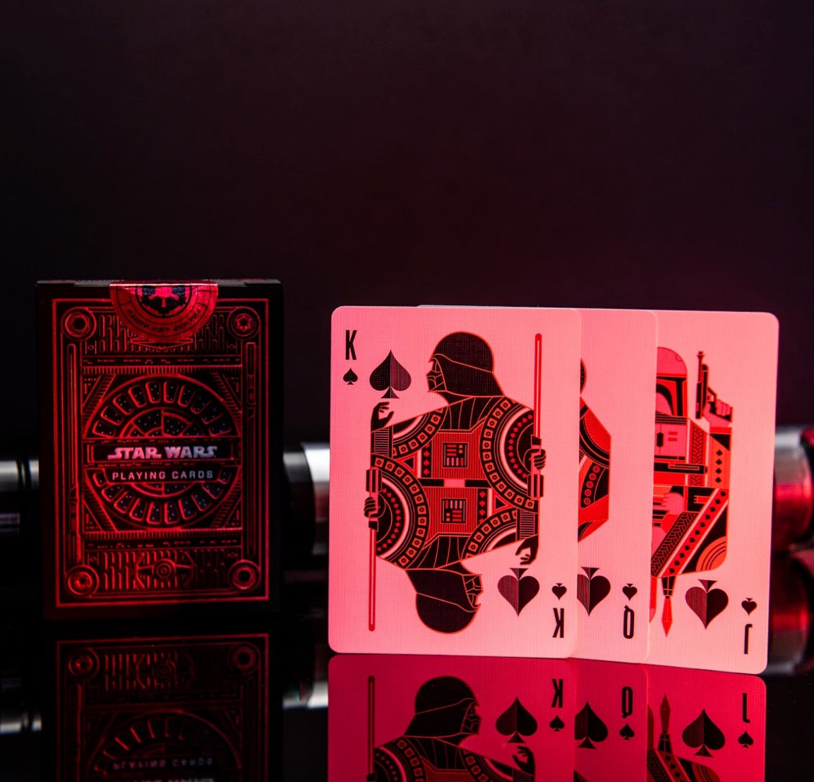 Theory 11 Dark Side Card Deck With Personalized Fine Leather Card Sleeve - Grooms Gift - Wedding Party Gift