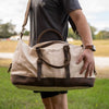 The Charles Military Style Oversized Weekend Travel Bag – Personalized Groomsmen Gift