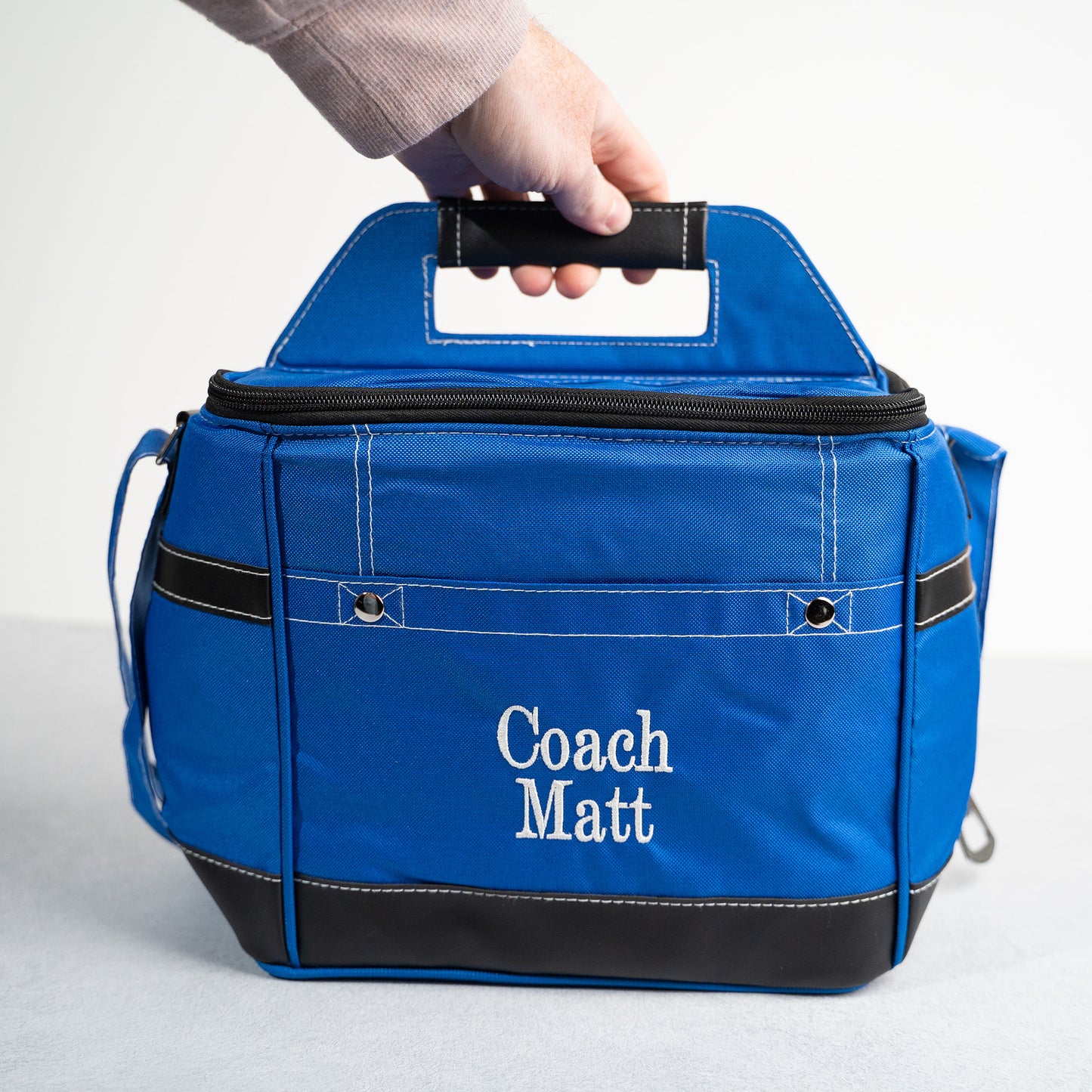 Personalized Insulated Beer Cooler Bag with Attached Bottle Opener - Grooms Gift - Wedding Party Gift