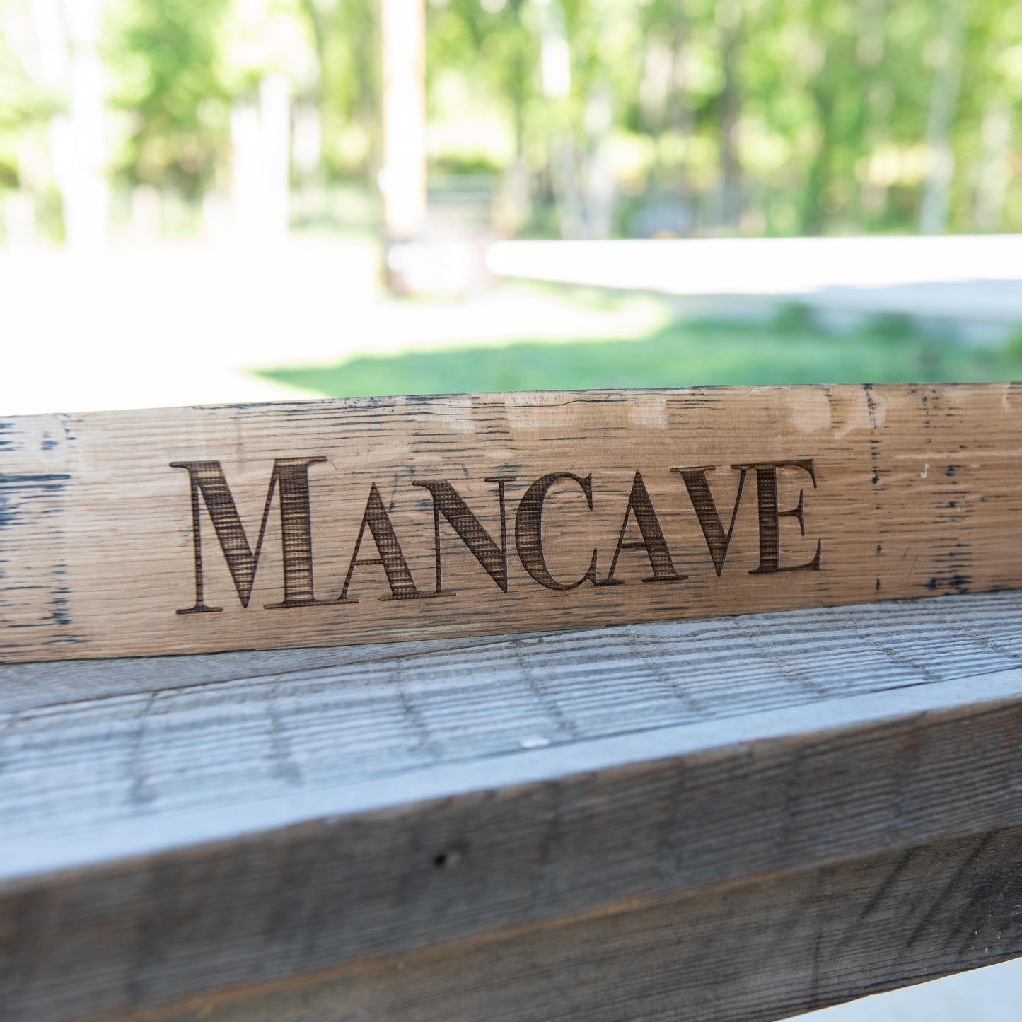 Personalized Family Name Sign From Tennessee Whiskey Barrel Stave - Wall Art