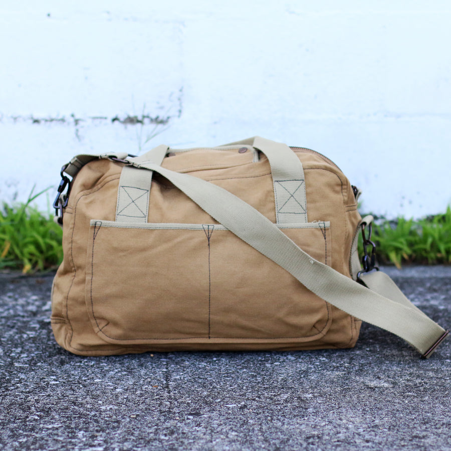 Vintage Military Overnight Travel Bag – Personalized Groomsmen Gift