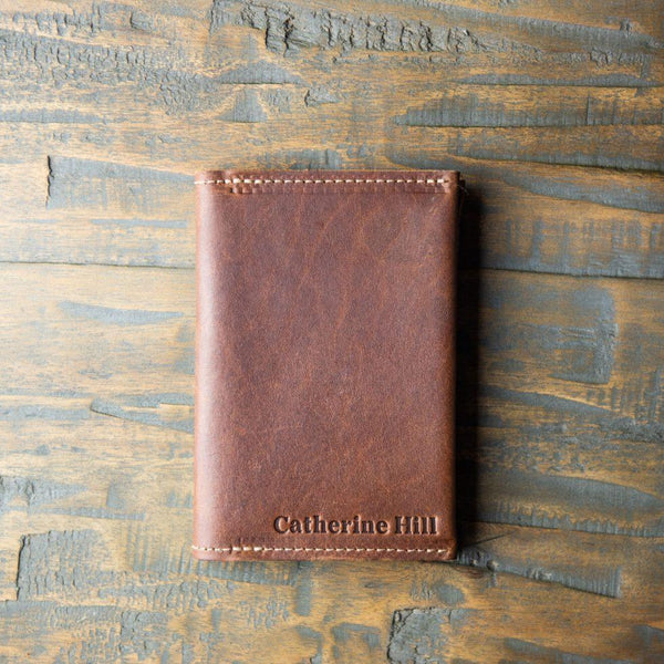 The Expedition Personalized Leather Passport Cover