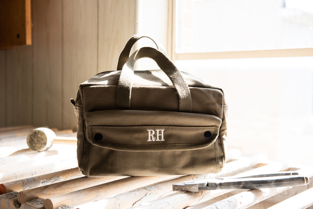 Military Style Mechanic’s Canvas Tool Bag – Personalized Groomsmen Gift