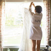Personalized Bridesmaid Cotton Waffle Weave Robe