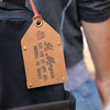 The Traveler Fine Leather Luggage Tag For Destination Wedding