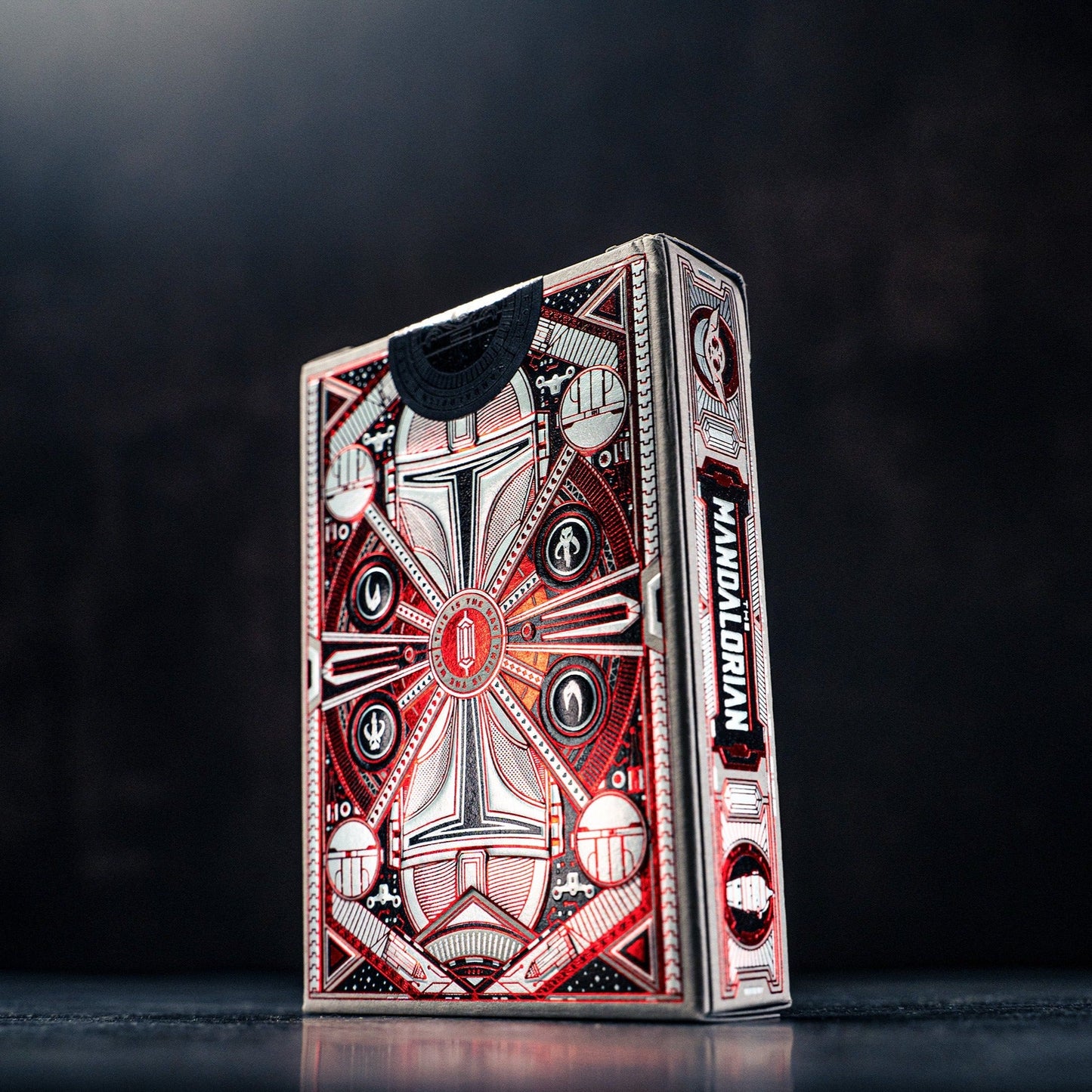 Theory 11 The Mandalorian Card Deck With Personalized Fine Leather Card Sleeve - Grooms Gift - Wedding Party Gift