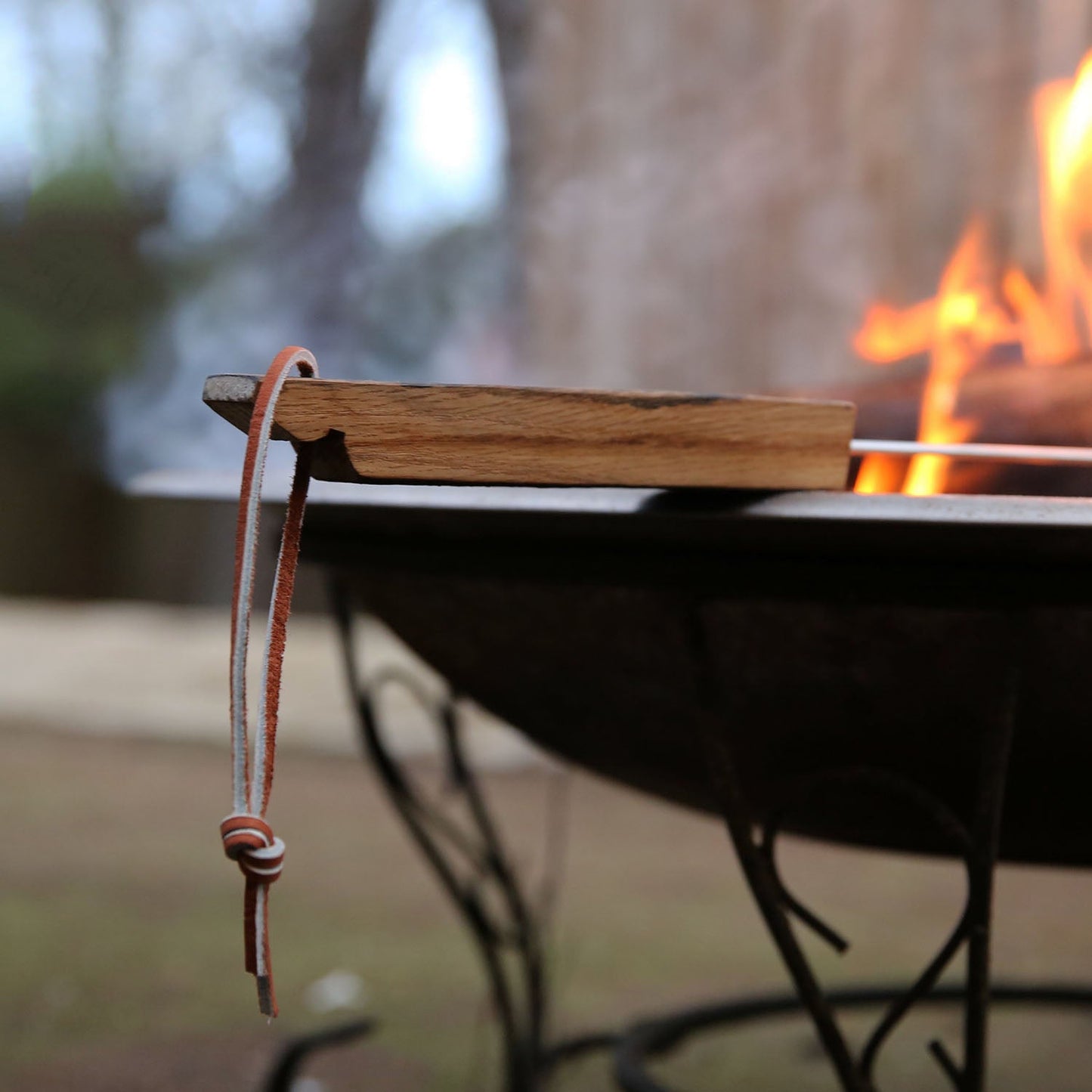 Set of 4 Tennessee Whiskey Barrel Marshmallow Hot Dog Roasting Sticks - Grooms Gift - Wedding Gift