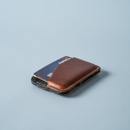 The Charleston Personalized Fine Leather Triple Sleeve Front Pocket Wallet