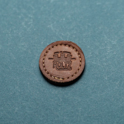 Personalized Fine Leather Golf Ball Markers - Set of 3