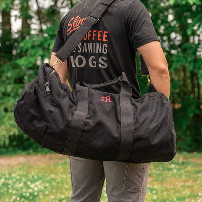 Vintage Military Duffel Travel Bag – Personalized Groomsmen Gift