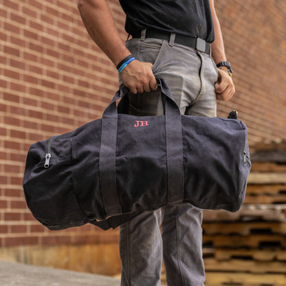 Vintage Military Duffel Travel Bag – Personalized Groomsmen Gift