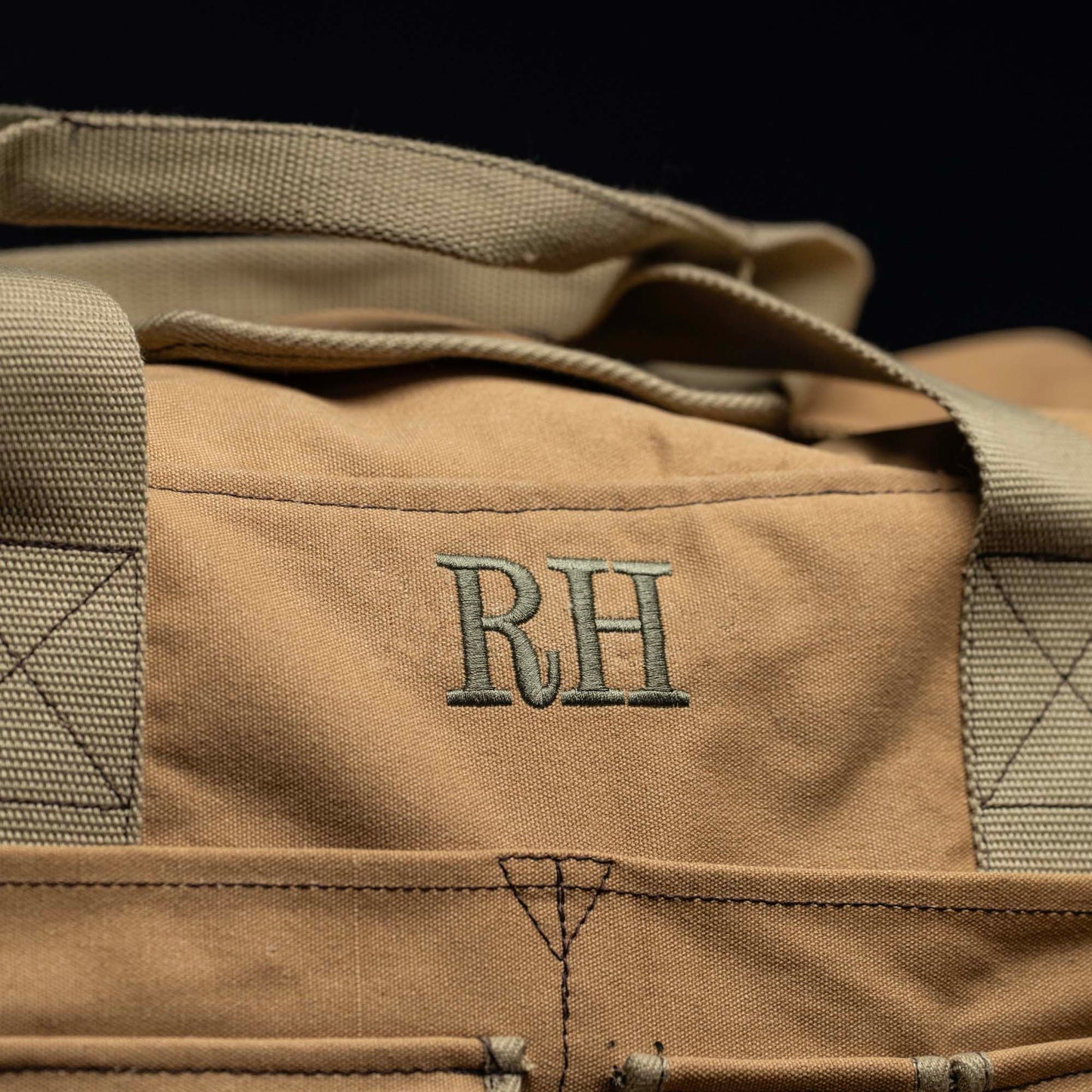 Vintage Military Overnight Travel Bag – Personalized Groomsmen Gift
