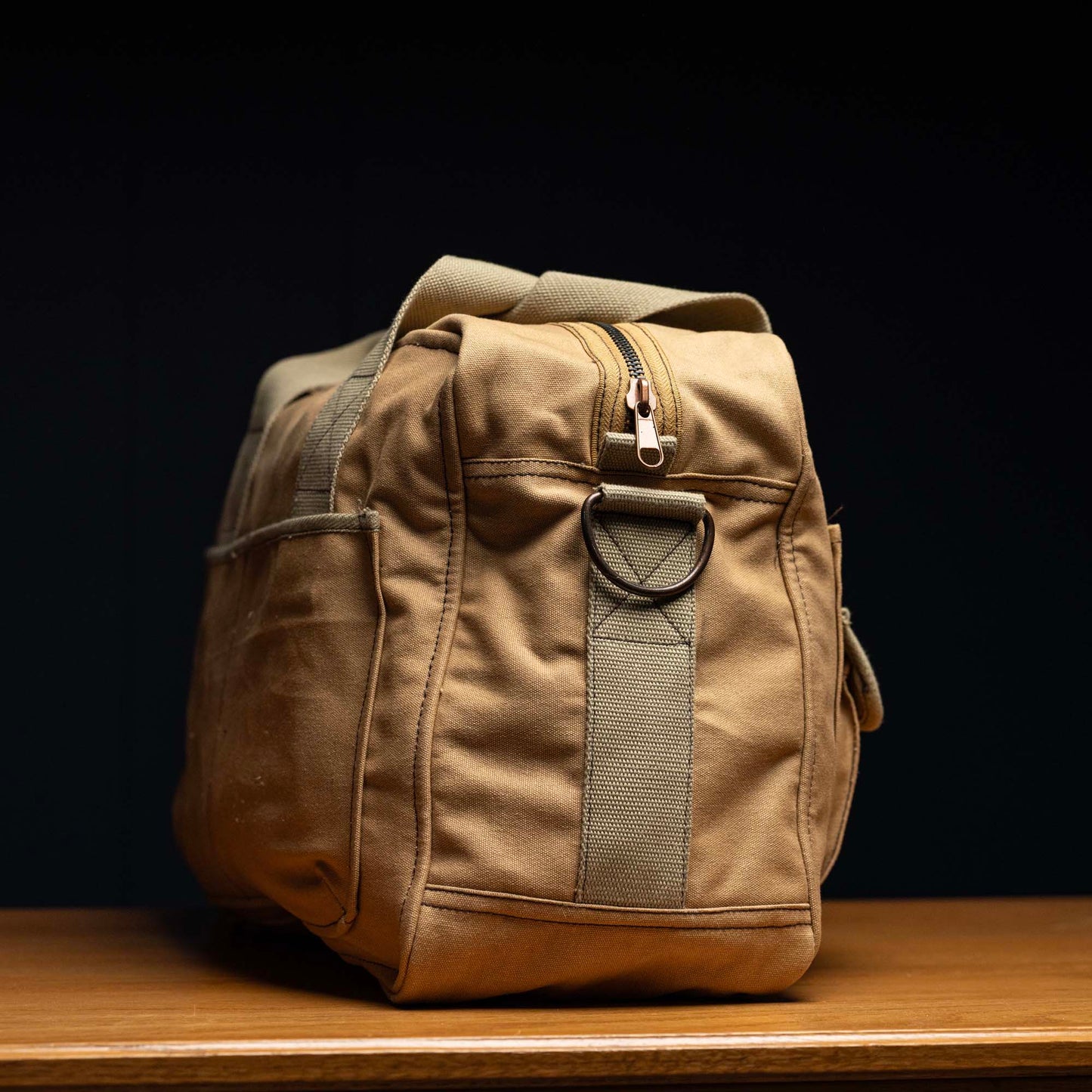 Vintage Military Overnight Travel Bag – Personalized Groomsmen Gift