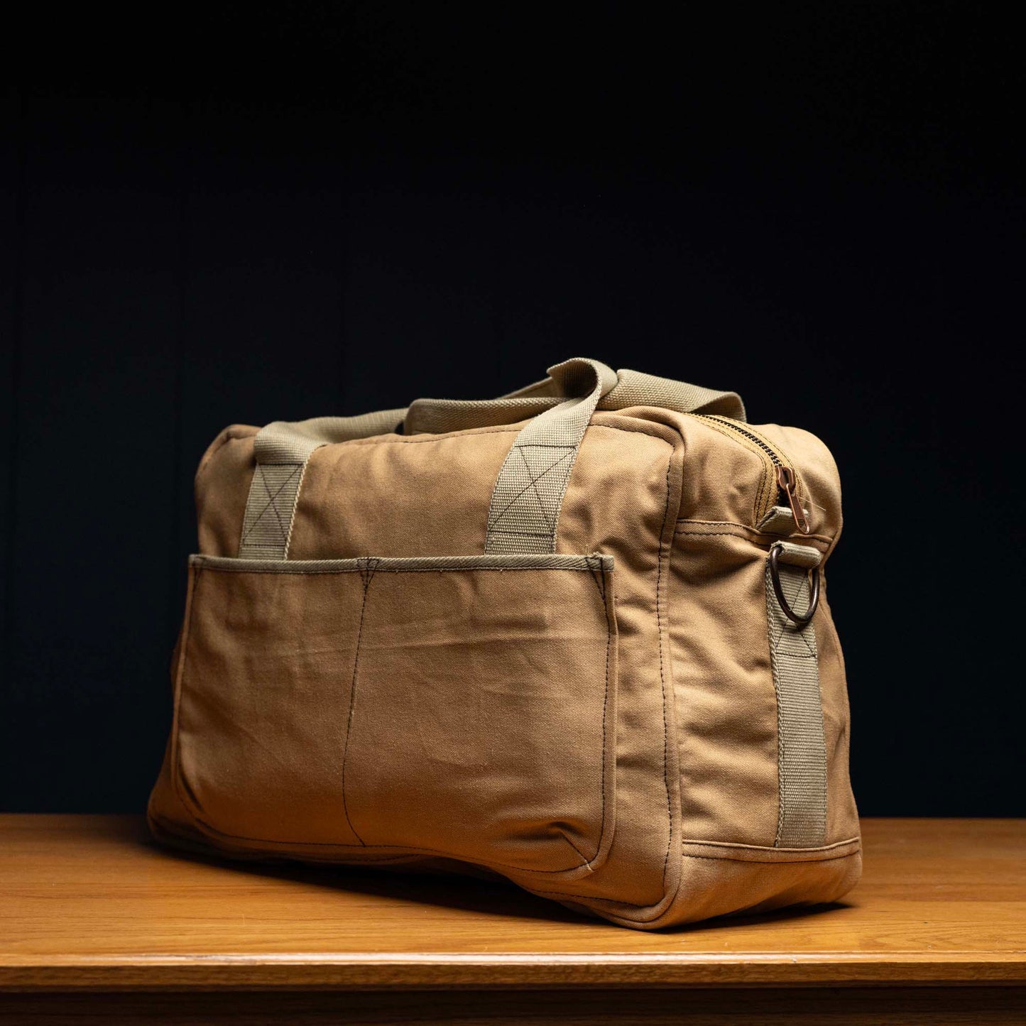 Vintage Military Overnight Travel Bag – Personalized Groomsmen Gift