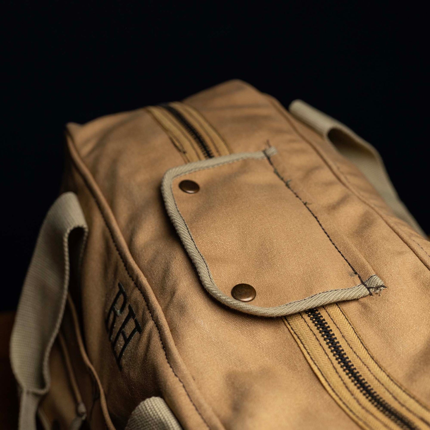 Vintage Military Overnight Travel Bag – Personalized Groomsmen Gift
