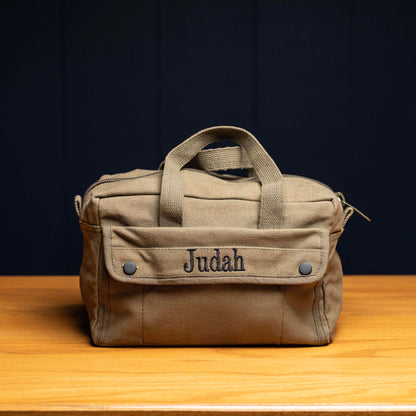 Military Style Mechanic’s Canvas Tool Bag – Personalized Groomsmen Gift