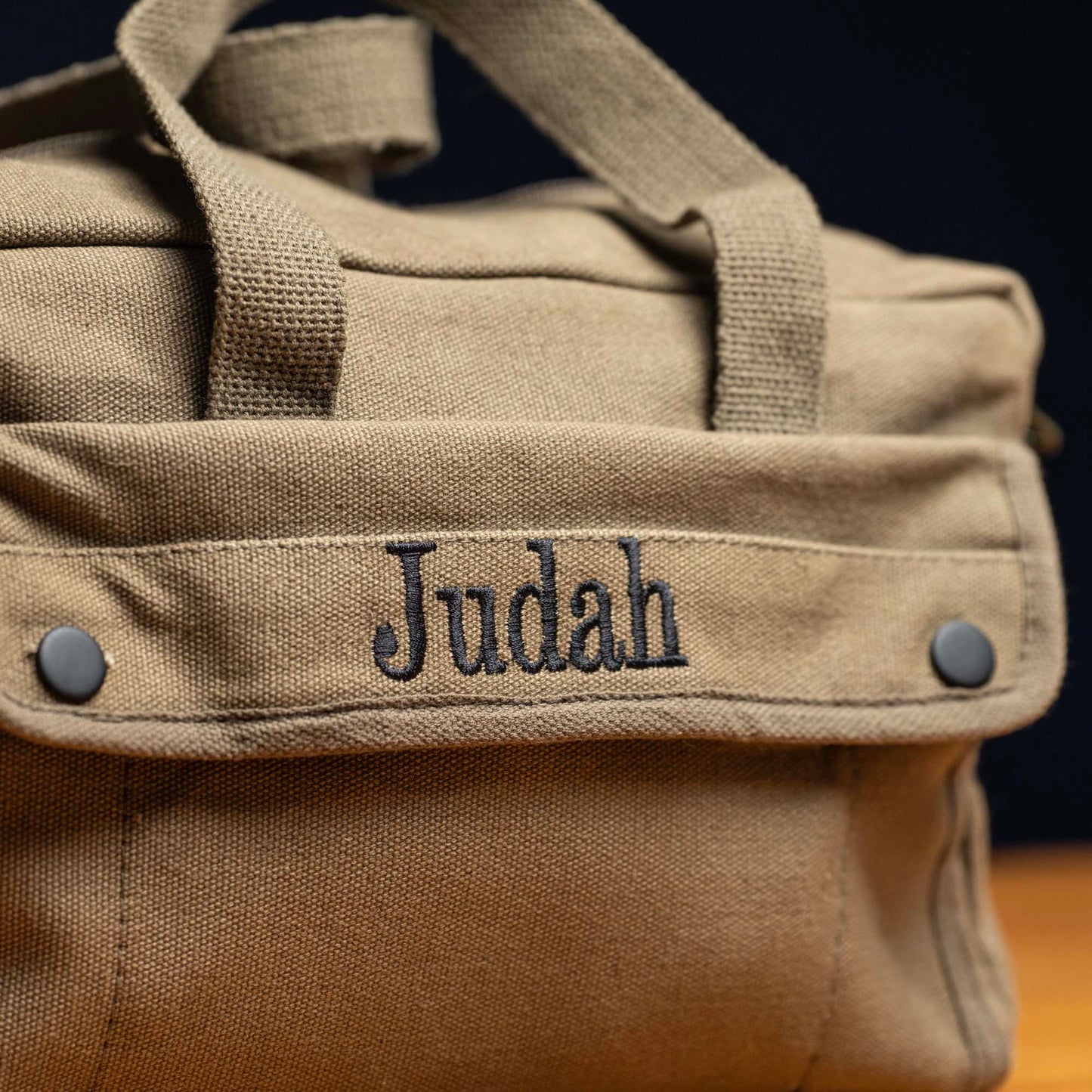 Military Style Mechanic’s Canvas Tool Bag – Personalized Groomsmen Gift