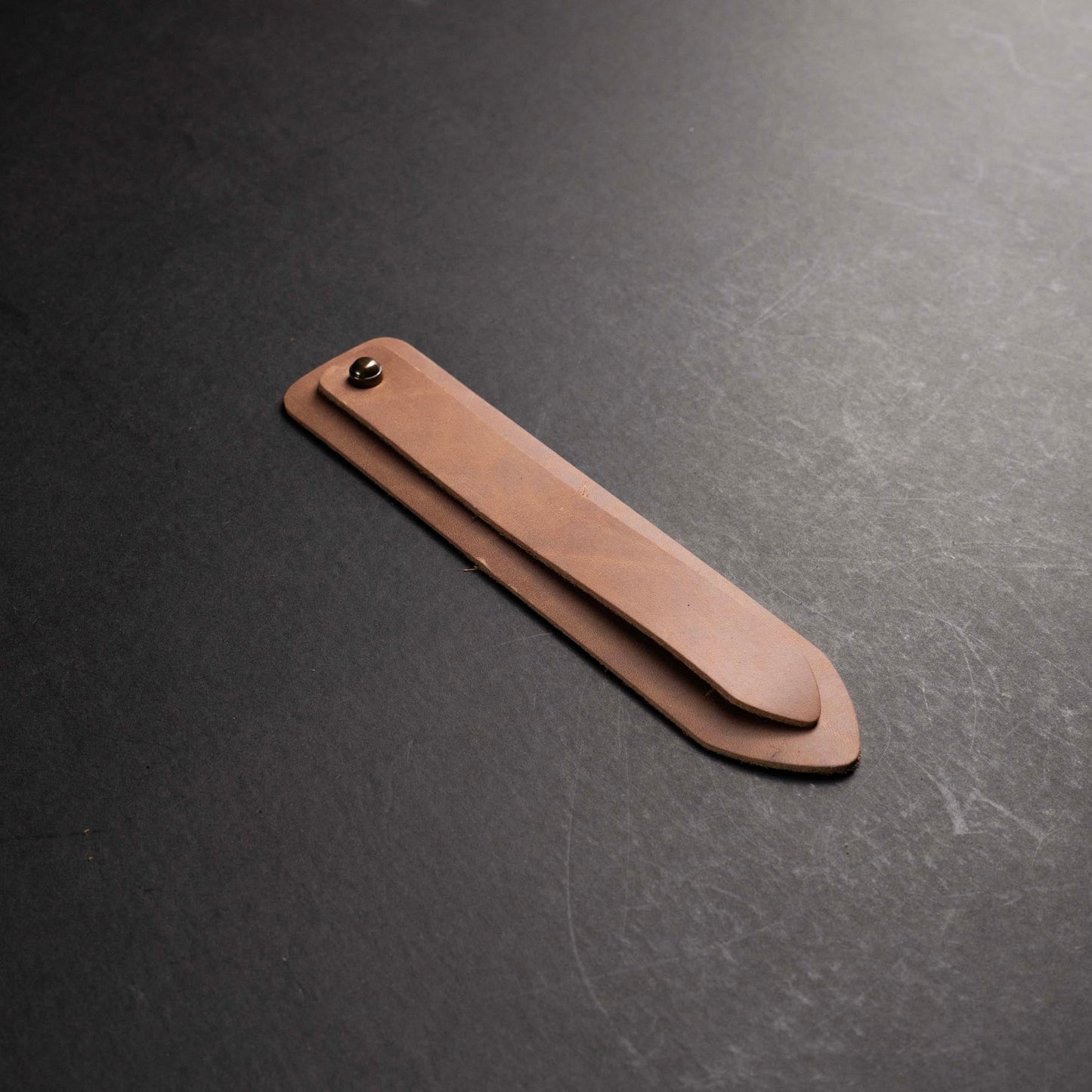 Personalized Fine Leather Double Bookmarks