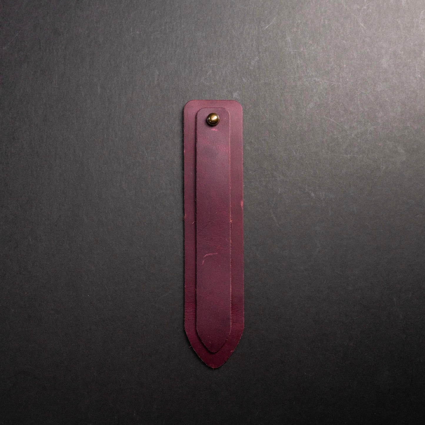 Personalized Fine Leather Double Bookmarks