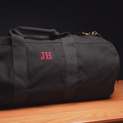 Vintage Military Duffel Travel Bag – Personalized Groomsmen Gift