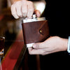 The Hatch Fine Leather Flask Wrap