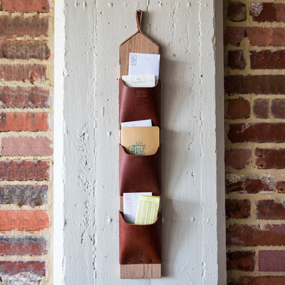 The Postman - Personalized Wall Mounted Mail Organizer & Letter Rack