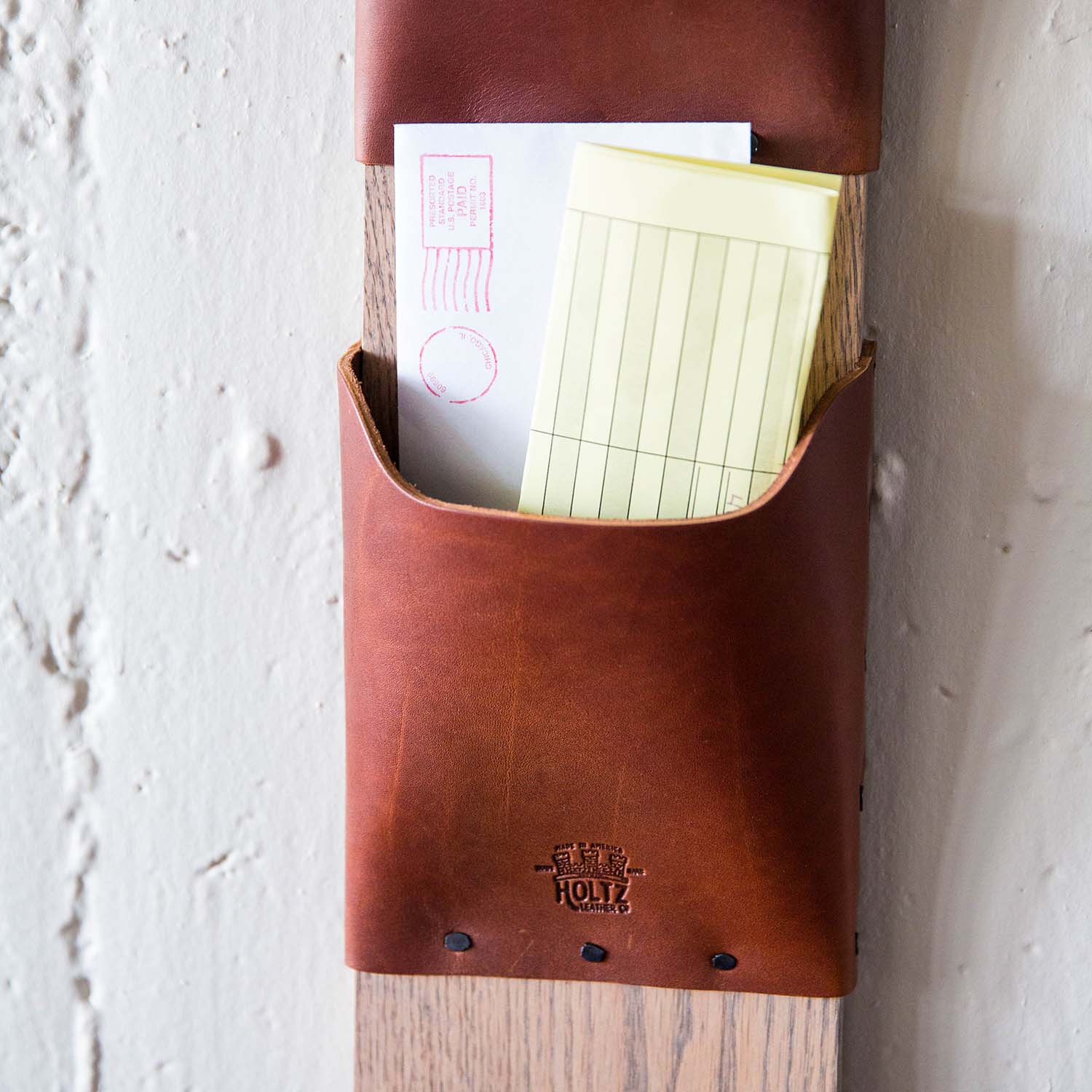 The Postman Personalized Wall Mounted Mail Organizer Letter