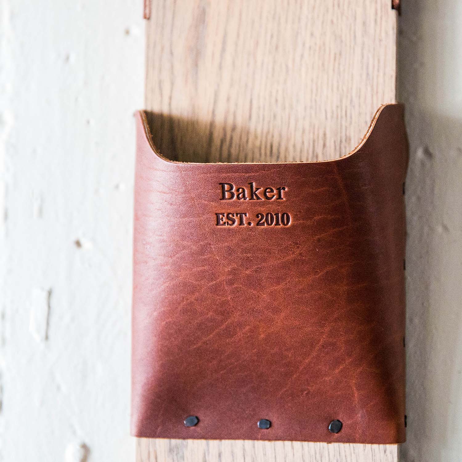 Wall hung shop letter rack