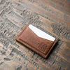The Vernon Fine Leather Front Pocket Card Holder Wallet