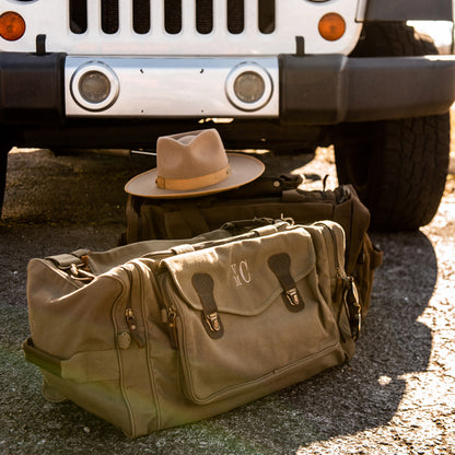 Military Style Weekender Travel Bag – Personalized Groomsmen Gift