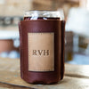 Personalized Fine Leather Highball Glass Set