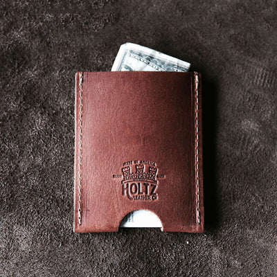 Personalized Groomsmen Gift - The Jefferson Fine Leather Card Holder Wallet - Wedding Party Gift - Gifts for Him, Gifts for Grads