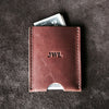 Personalized Groomsmen Gift - The Jefferson Fine Leather Card Holder Wallet - Wedding Party Gift - Gifts for Him, Gifts for Grads