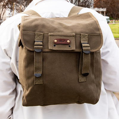 Military Musette Bag Canvas Daypack - Groomsmen Gift